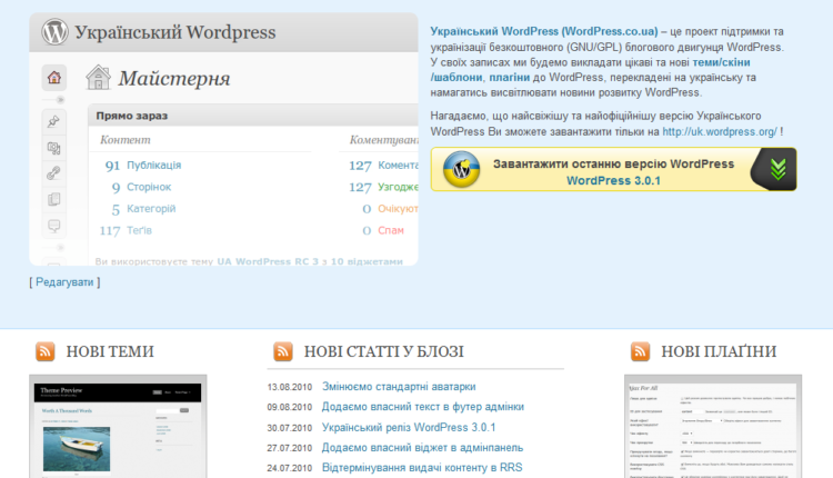 Шаблон WordPress – ви обираєте, ми робимо.