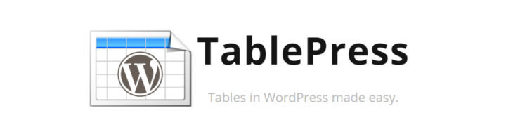 Плагін таблиць WordPress - TablePress
