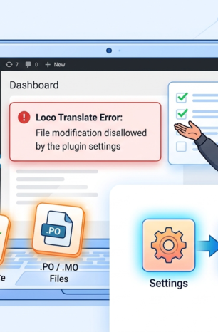 Помилка Loco Translate «File modification disallowed by the plugin settings»: причини та вирішення